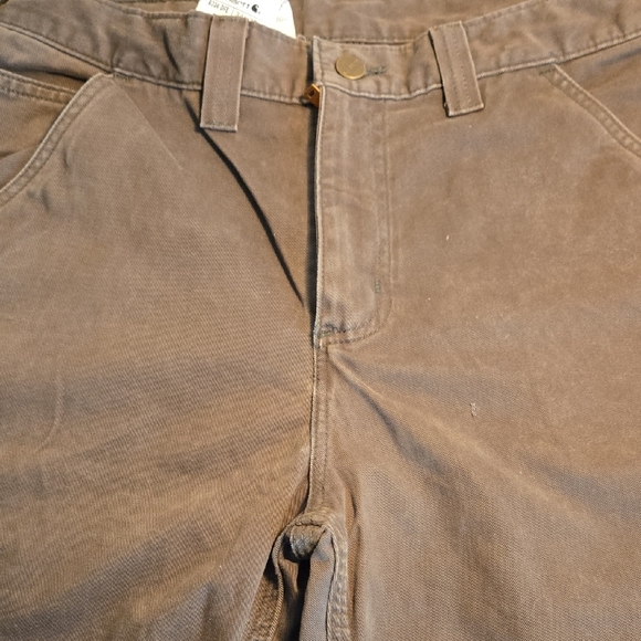 Carhartt Brown Ish Grey Utility Pants - Picture 4 of 9